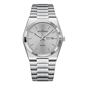 Nouvelle <span class=keywords><strong>montre</strong></span> homme double calendrier, <span class=keywords><strong>montre</strong></span> homme haut de gamme en acier inoxydable, lumineuse, vente en gros transfrontalière - Product Image 1