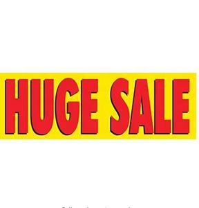 80 vendu 10 acheteurs Shanghai usine prête à expédier énorme vente vinyle bannière-intérieur/extérieur 2X6 pieds-jaune quantité minimale de commande: 1 pcs bannière impression usine - Product Image 1