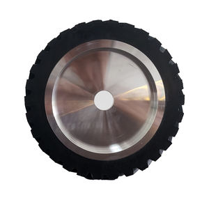 Tafu 200x50mm Mola Diamantata in Gomma Nera Resistente all'Usura Shore353 per Levigatrice a Nastro - Product Image 6