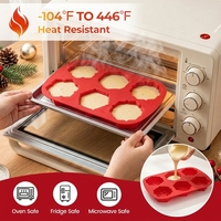 Moule à gâteau en silicone SILIKOLOVE Factory, forme flocons de neige de Noël, 9 cavités, LFGB Platinum, sans BPA, facile à démouler, pour mousse