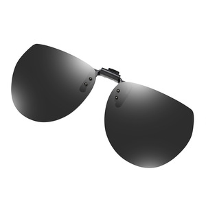<b>Clip</b>-On Sunglasses For Men Polarized UV400 Resin Lens TR Metals <b>Frame</b> Black Color Driving Fishing Day Night Use - Product Image 2