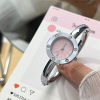 Reloj de Pulsera para Mujer con Movimiento de Cuarzo, Resistente al Agua 30M, Estilo Minimalista de Lujo Ligero, Esfera Romana Elegante, Aleación
