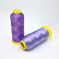 %100 Polyester Filament Nakış İpliği 108D/2 Yüksek Dayanıklılık Makine Nakışı ve Tığ İşi Dikişi için - AUDIS Marka Mor