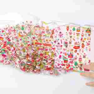 Autocollants en PVC de Noël en vente chaude, autocollants décoratifs en vinyle attrayants pour <span class=keywords><strong>la</strong></span> décoration de planificateur et l'ornementation de cartes de Noël - Product Image 5