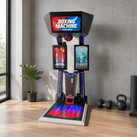 Machine d'arcade de boxe 3D de luxe à écran LCD 32 pouces, à monnayeur, avec classement photo et rédemption de tickets et de boissons, pour centre de jeux