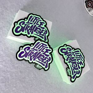 Custom PVC Waterproof UV Resistant Scratch-<b>Off</b> Logo Car Electric Adhesive Sticker Printable Die <b>Cut</b> Neon Glow in the Dark Label - Product Image 3