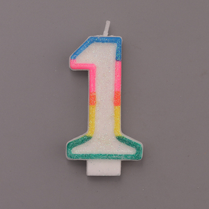 <span class=keywords><strong>Candele</strong></span> Numeriche Stampate per Compleanno, Decorazioni per Feste, <span class=keywords><strong>Candele</strong></span> Digitali 0-9 - Product Image 3