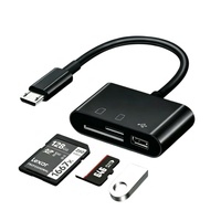 Lecteur de cartes SD TF double emplacement UHS II Type C 5 Gbit/s, adaptateur de mémoire externe pour ordinateur, tablette, appareil photo, photographe