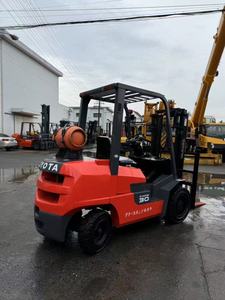 <b>Used</b> Japanese Gasoline Powered 3 Ton T-O-Y-O-T-A tcm komatsu lpg Forklift <b>Pallet</b> lifting Truck machinery stacker triple master - Product Image 6