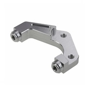 Support de frein de moto CNC de précision en acier inoxydable ou en aluminium haute résistance pour les améliorations du système de freinage haute performance