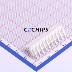 HX39601-10WAP Wire-to-Board Pin Header Bent Lead Through Hole,P=3.96mm Connector 1x10P 3.96mm Right Angle Insert VH - Product Image 2