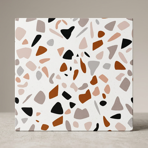 Baldosas de Cerámica Rústicas de Terrazo de 40x40cm, Porcelana Esmaltada, Superficie Interior Mate y Brillante - Product Image 6
