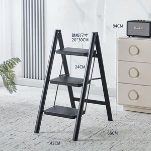 Folding Ladder 5 Step 133Cm Height A Frame Lightweight Multi Functional Home Use - Product Image 4