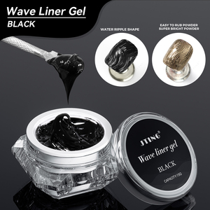 JTING Vernis à ongles en gel <span class=keywords><strong>professionnel</strong></span> effet 3D Black Wave Gel de modélisation diamant collant Vernis à ongles en gel personnalisé gratuit OEM - Product Image 1