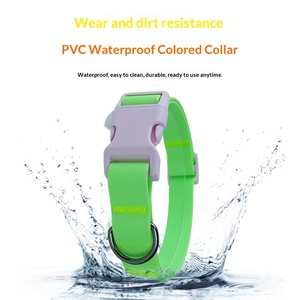 Collare e Guinzaglio Impermeabile Monocolore Regolabile per Cani e Gatti di Piccola, Media e Grande Taglia, Bestseller Transfrontaliero per Tutte le Stagioni - Product Image 2