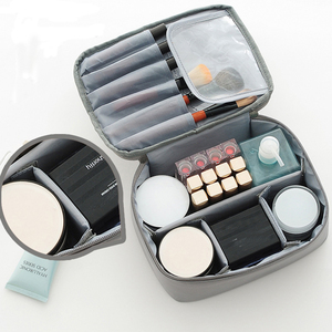 Travel Organizer Cosmetic Bag Portable <strong>Make</strong> <strong>up</strong> <strong>Storage</strong> Women Bags Makeup Train <strong>Case</strong> - Product Image 5