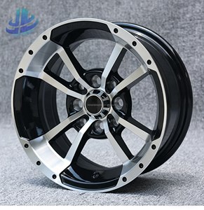 Rines de Aleación de Aluminio Cóncavos de <span class=keywords><strong>13</strong></span> Pulgadas y <span class=keywords><strong>4</strong></span> Birlos Personalizados, ET0, <span class=keywords><strong>4</strong></span> Radios, Superficie Mecanizada - Product Image 1