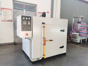 Four de séchage rapide d'échantillons de laboratoire industriel Type de chariot avec circulation d'air chaud Caractéristiques de synchronisation pour four de traitement thermique - Product Image 5