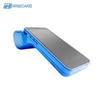 Imprimante thermique portable intelligente Wisecard T80 2G/3G/4G/WiFi/Bluetooth USB Android 12 avec écran tactile HD 5,5 pouces, processeur quadricœur