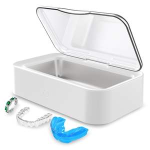 Nouvelle machine de nettoyage ultrasonique en acier inoxydable à un <span class=keywords><strong>clic</strong></span>, 600 ml, pour bijoux, appareils dentaires, <span class=keywords><strong>lunettes</strong></span> - Product Image 2