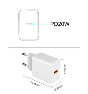 Adattatore caricabatterie parete USB-C PD 20W/33W u/uk Plug ricarica Super veloce per <span class=keywords><strong>iPhone</strong></span> 14/13/12/11 Pro Max <span class=keywords><strong>OTG</strong></span> OVP Protected elettrico - Product Image 6