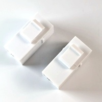 Konektor RJ45 Inline Keystone Jack dengan Kontak Kuningan dan Casing ABS Female to Female RJ45
