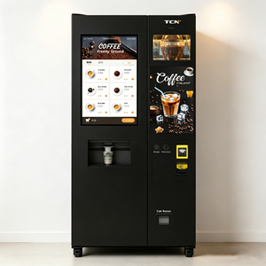 Distributeur automatique de café professionnel avec écran tactile intelligent et paiement sans espèces, station de boissons - Product Image 3