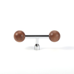 Maxery đánh bóng Chrome tủ xử lý rắn brass gỗ xử lý tùy chỉnh đá quý màu xanh lá cây Aventurine màu hồng ngọc trang trí nội thất phần cứng - Product Image 6