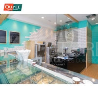 Vitrine de rangement verrouillable sur mesure pour boutique, fournisseur ODM, design pour magasin de fromages et de thé
