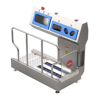 Station d'hygiène automatique contrôle d'accès lavage à la main désinfecter à sec semelle brosse barrière d'hygiène pour Haccp