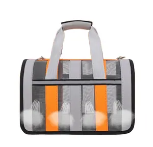 Pet Carrier Tote for Cats Dogs and Small Animals Portable Pet Travel Carrier Super Ventilated Design Airline Approved