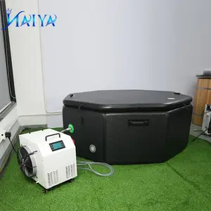 Naiya xách tay PVC Inflatable gấp dành cho người lớn Inflatable đôi người nước lạnh bồn tắm cơ bắp vận động viên phục hồi Băng bồn tắm