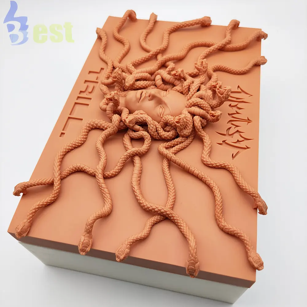 Resina de cera roja personalizada, servicio de impresión 3D, procesamiento de resina de goma, prototipo rápido