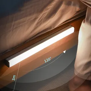 批发磁性智能人体感应运动传感器发光二极管夜灯家用床柜衣柜壁灯