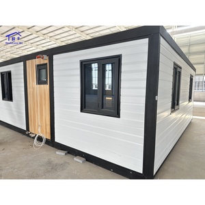 บ้านคอนเทนเนอร์สำเร็จรูปหรูหรา ขยายได้ 2 3 4 ห้องนอน โครงสร้างเหล็กสำเร็จรูป ราคาประหยัด บ้านโมดูลาร์ - Product Image 4