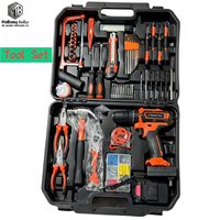 Kit d'outils électriques multifonctionnel en coffret rigide alimenté par batterie