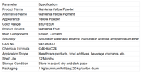Gardenia Fruitextract Gestandaardiseerd Natuurlijk Plantaardig Extract Hoge Kwaliteit Gardenia Gele Kleurstof voor Voedseladditief Trommel Gezondheid
