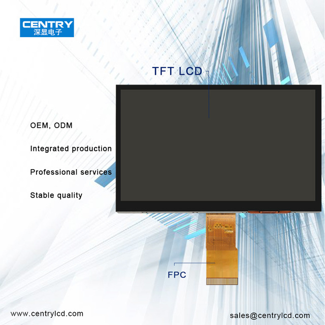 10.1 "LCD Display Screen 1024*600 Resolution LCM LCD Module Is Suitable for Automotive Industrial Display