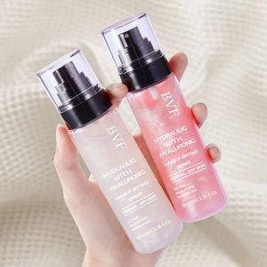 Nero elegante opaco controllo dell'olio Shimmer Setting Spray impermeabile a lunga durata Micro Mist Make Up Spray fissante - Product Image 3