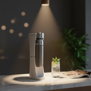 Máquina Portátil Doméstica para Hacer Bebidas Gaseosas y Vino Espumoso con Botella de Acero Inoxidable de 750 ml de Capacidad para Refrescarse - Product Image 3