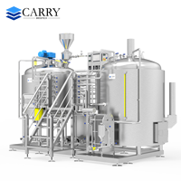 Solution clé en main de brassage de bière personnalisée 10BBL, brasserie à 2 cuves en acier inoxydable 304, équipement de fermentation, système de contrôle PID
