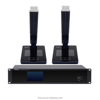 Système de sonorisation sans fil haute fréquence professionnel Thinuna VA-700D pour studio et salle de conférence avec microphone