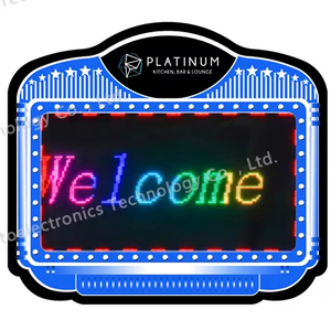 Tùy chỉnh marquee tin nhắn Hộp Thư Hội Đồng Quản trị Led Bar Acrylic bảng tin ánh sáng LED Đảng Nhà cung cấp VIP hộp đêm chai trình bày - Product Image 2