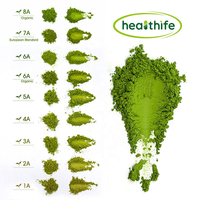 Poudre de thé vert Matcha de qualité cérémoniale biologique premium, certifiée UE, en vrac, en pot personnalisé, pour boisson saine, de l'Uji japonaise