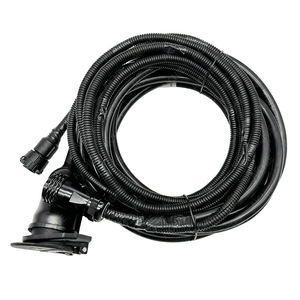 Faisceau de câblage RV standard européen personnalisé, adaptateur 10 broches vers 7 broches, étanche IP65, 1 mètre, âme en cuivre, isolation PVC, usage automobile - Product Image 1