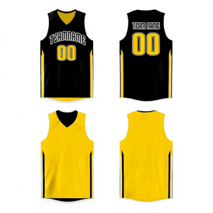 100% Polyester Basketball Vêtements Conception Personnalisée Basketball Jersey Uniformes Ensembles Jeunesse Équipe Motif Sublimation - Product Image 1