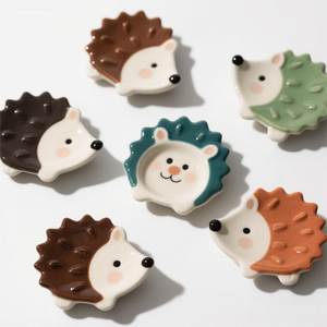 Bouchon de vin en céramique en forme de hérisson, accessoire de boisson à thème animal avec personnalisation complète (taille/couleur/motif de colonne vertébrale) - Product Image 3