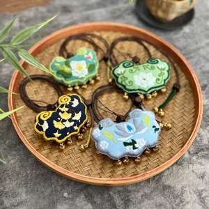 Embroidery Diy Handmade Creative Jasmine Sachet Pendant Lu Embroidery Ancient Style Sachet