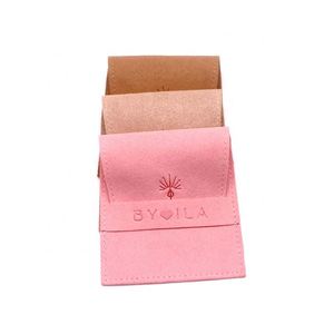 Nouvelles pochettes cadeaux personnalisées en satin recyclable avec logo OEM, imprimées en sérigraphie, pour bijoux, montres et colliers - Product Image 5