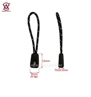 Cordon de fermeture éclair durable de haute qualité, tirette de fermeture éclair, accessoires de cordon de serrage de qualité supérieure, cordon de fermeture éclair pour sac